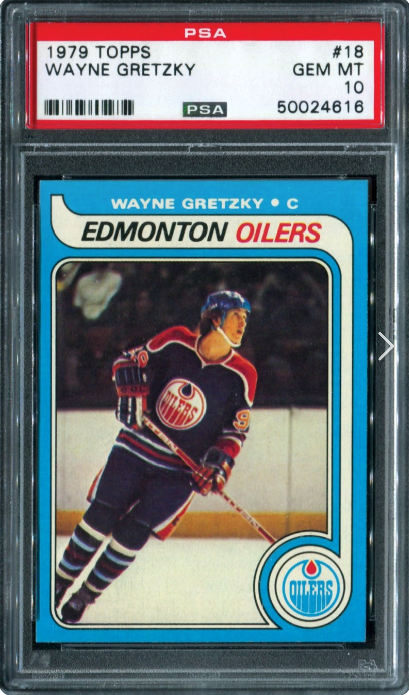 1979 Topps Wayne Gretzky PSA slab